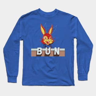 Bun sign, with neon, no background Long Sleeve T-Shirt